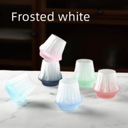 Flame Mount Coffee Cup Glass (Option: Frosted white)